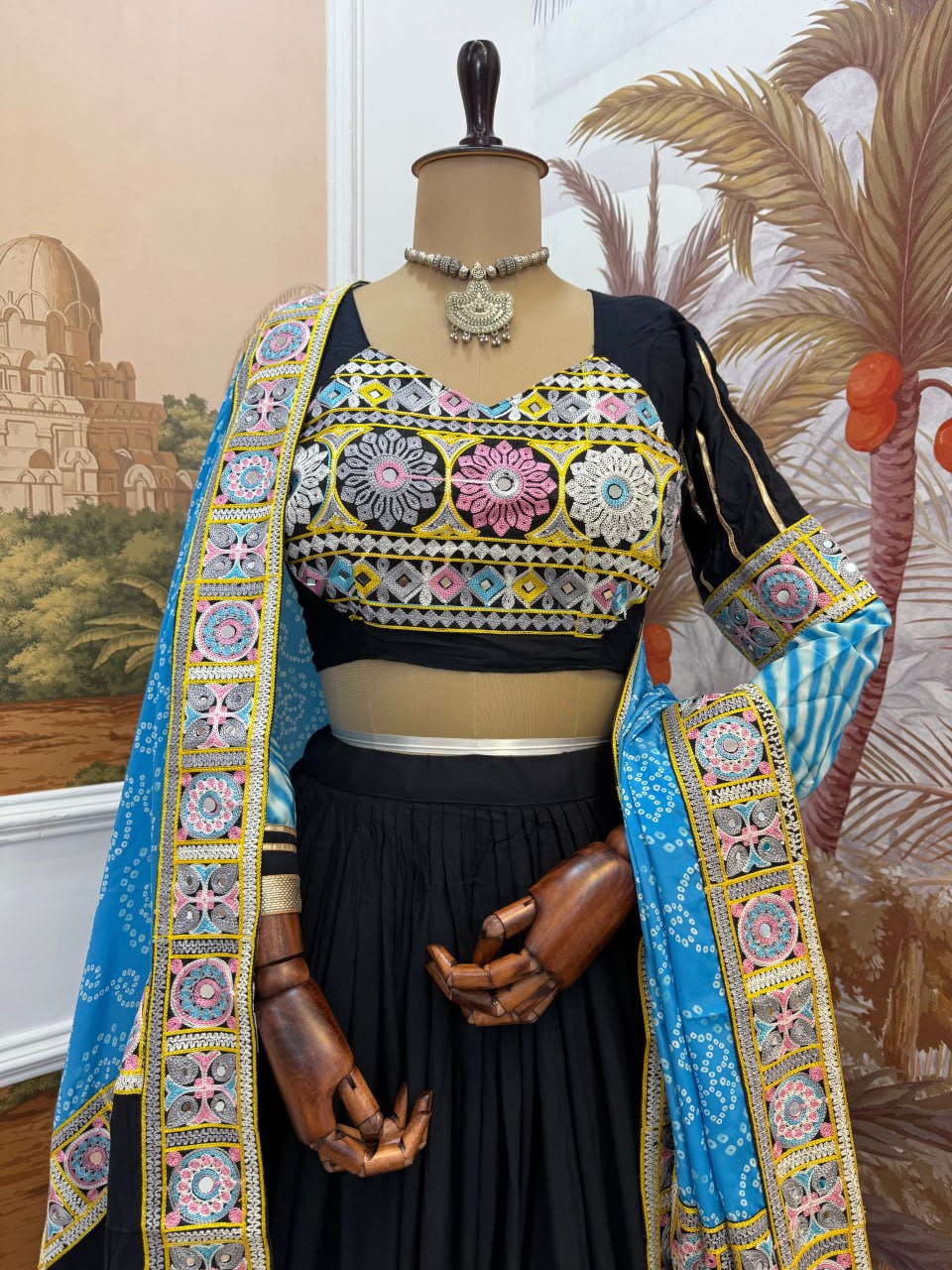 Midnight Muse Embroidered Lehenga Choli