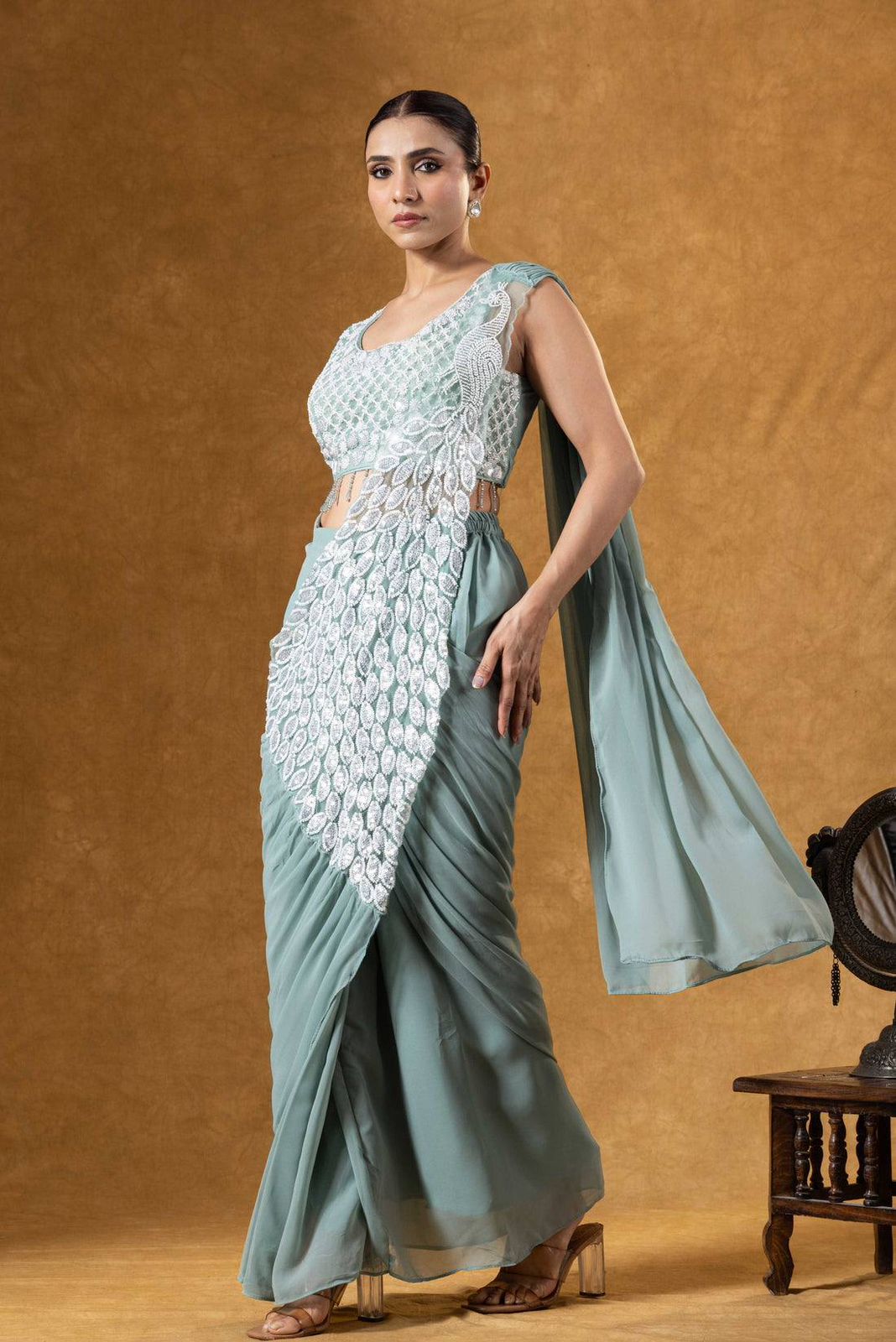 Regal Bloom Saree