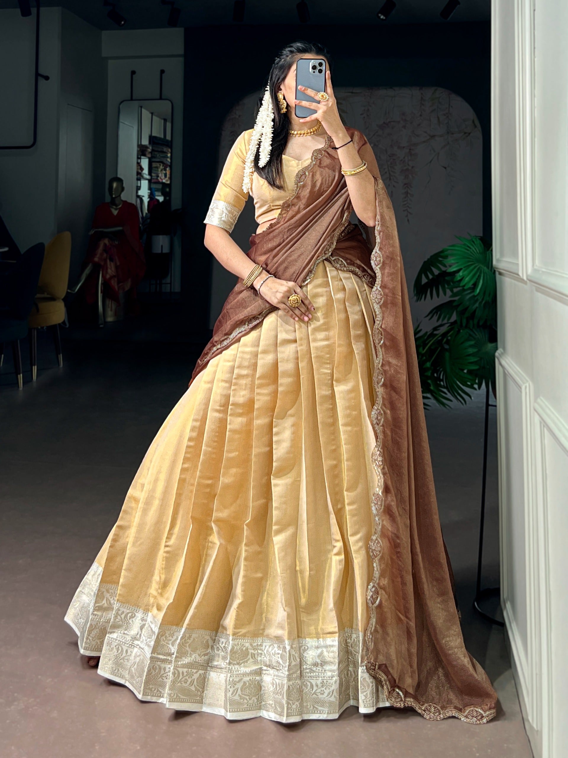 Traditional Kanjeevaram Festive Attire