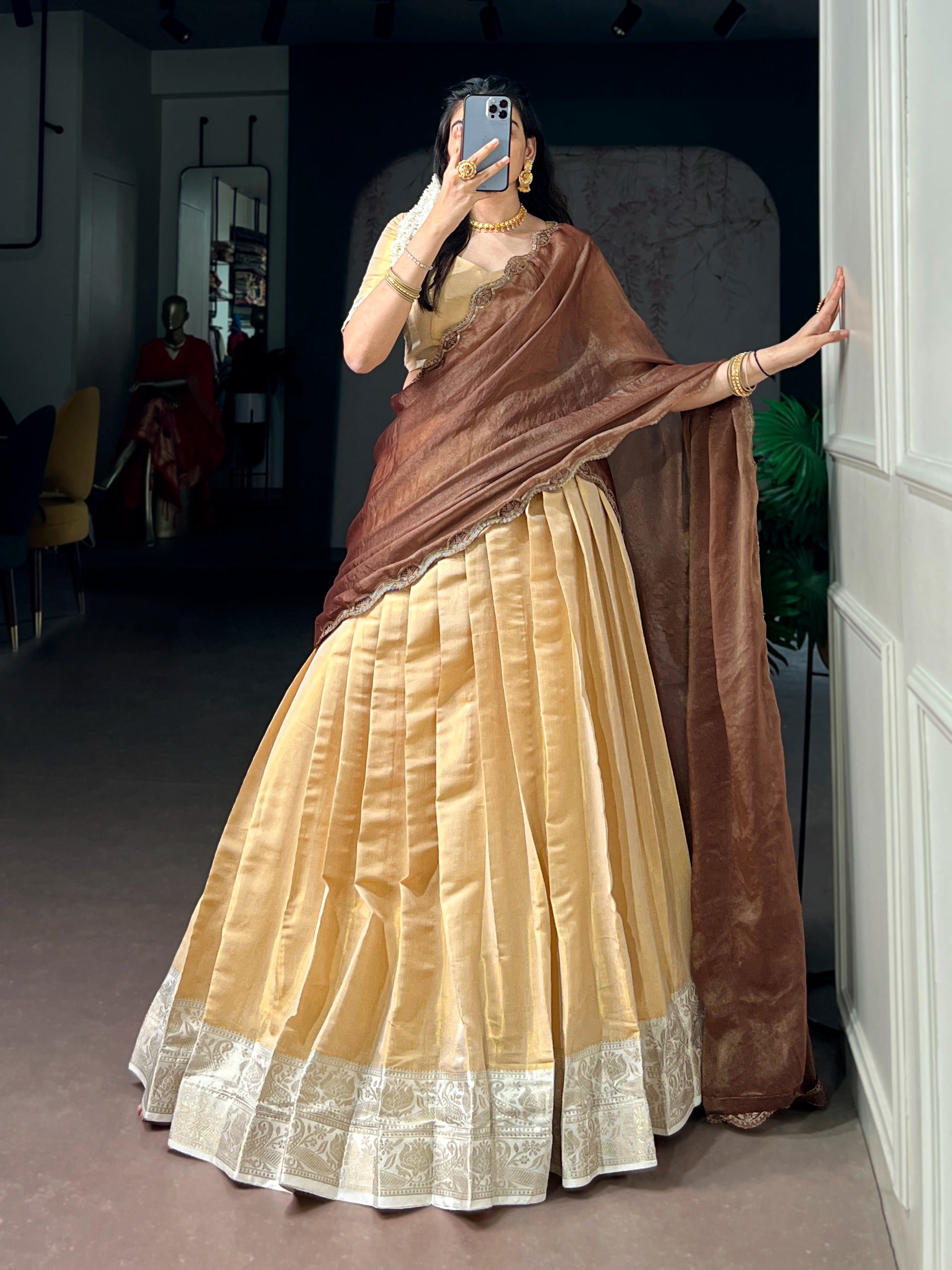 Traditional Kanjeevaram Festive Attire