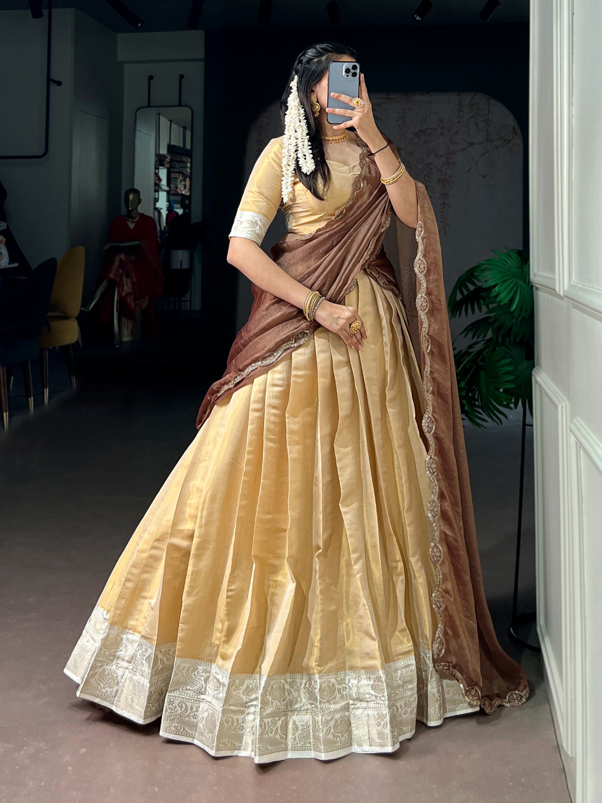Traditional Kanjeevaram Festive Attire