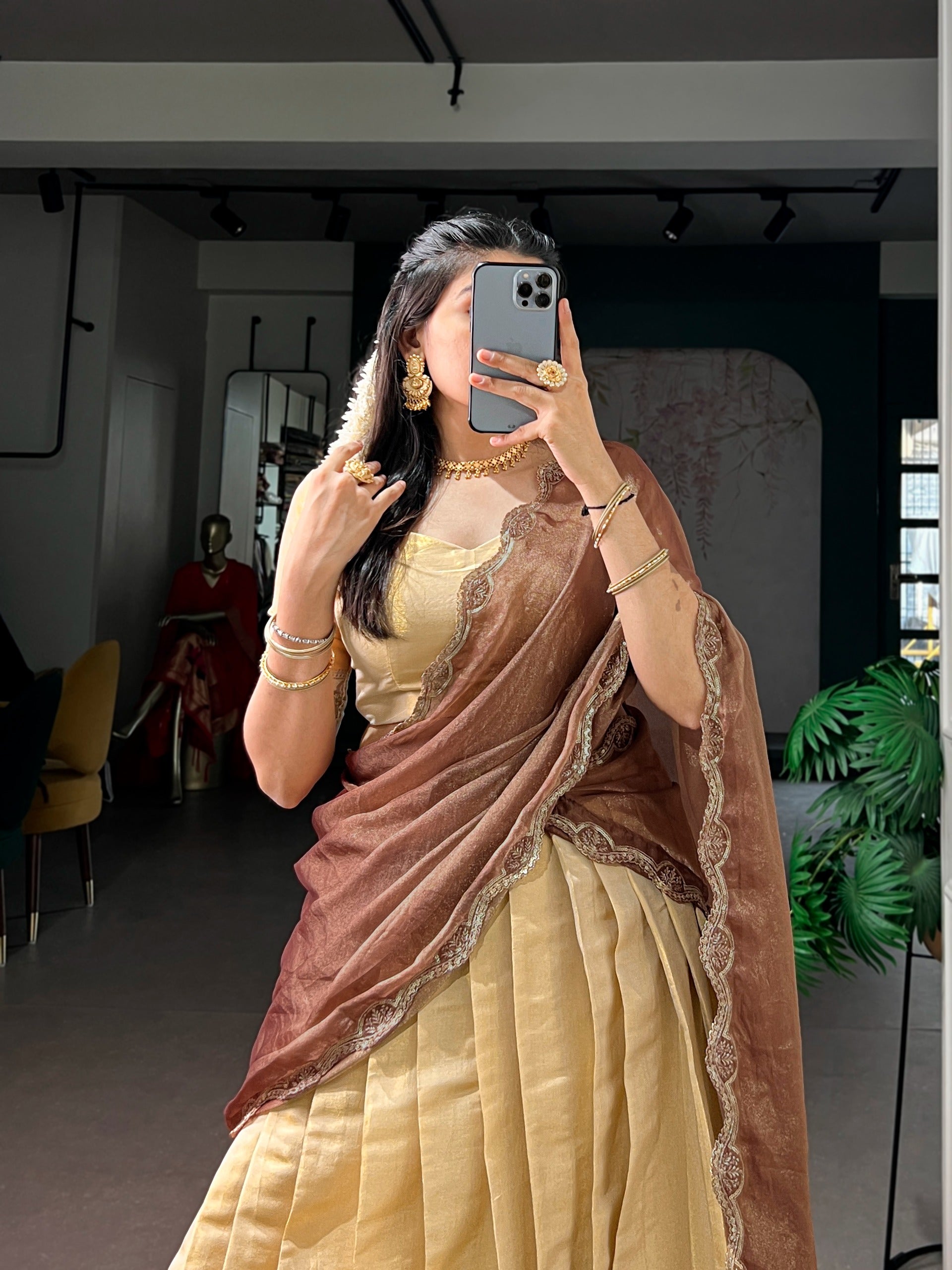 Traditional Kanjeevaram Festive Attire