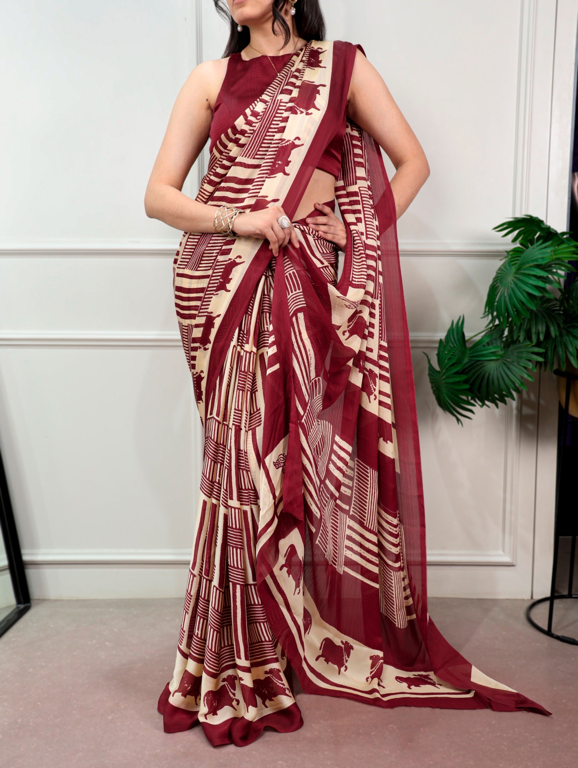 Signature Folk Saree