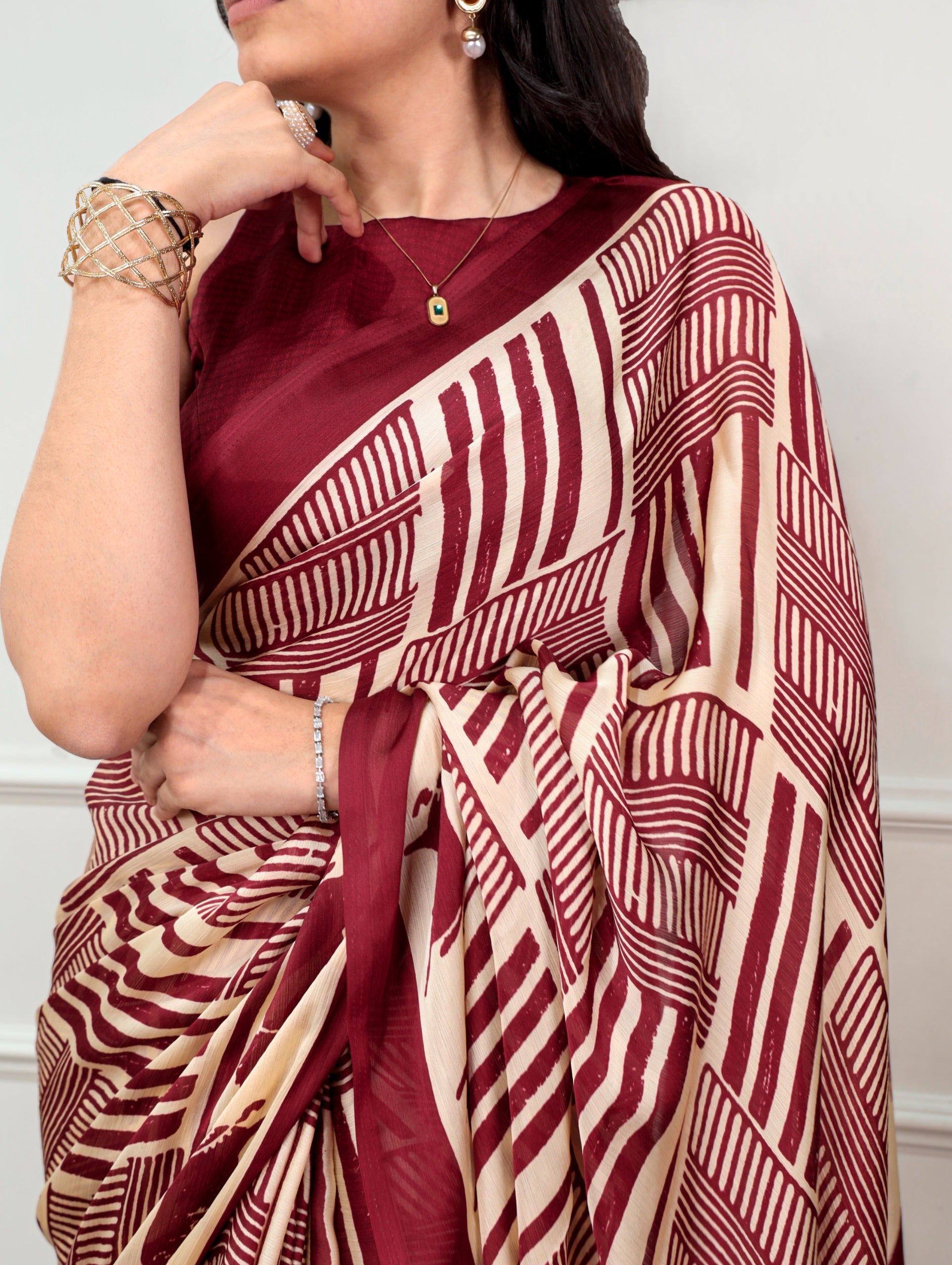 Signature Folk Saree