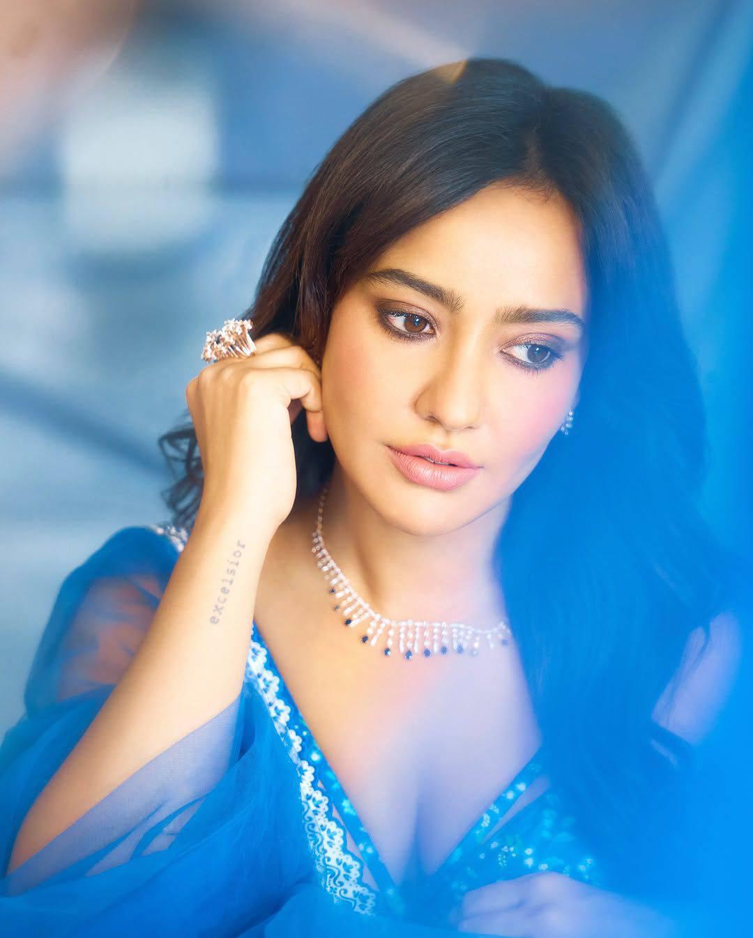 Cobalt Bloom Lehenga