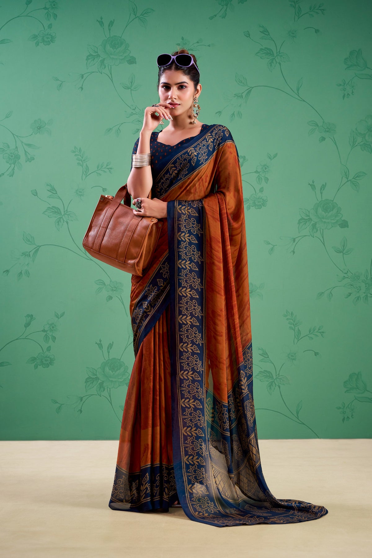 Regal Noir Saree
