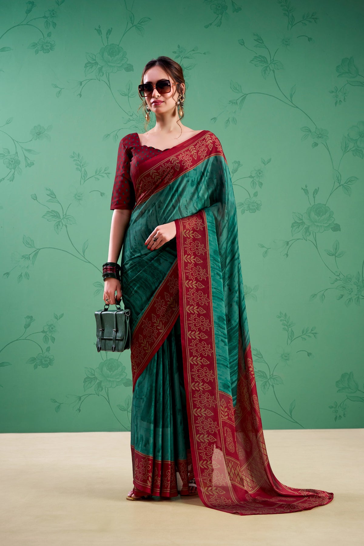 Regal Noir Saree