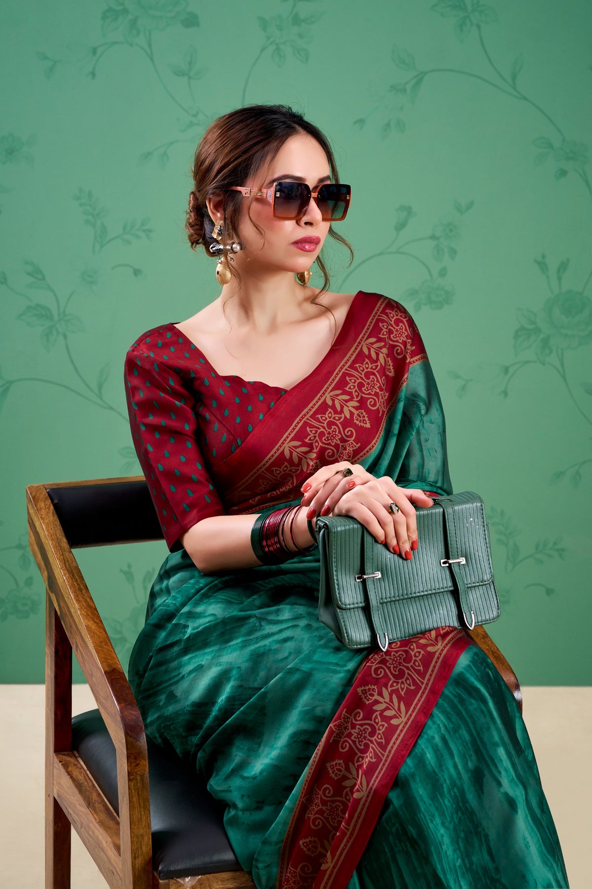 Regal Noir Saree