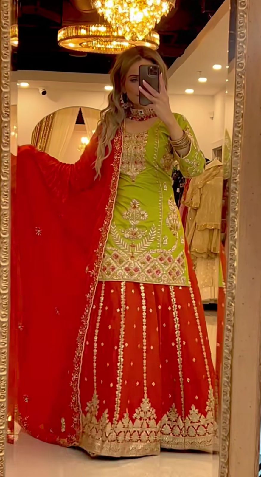 The Avani Festive Chinon Palazzo Set