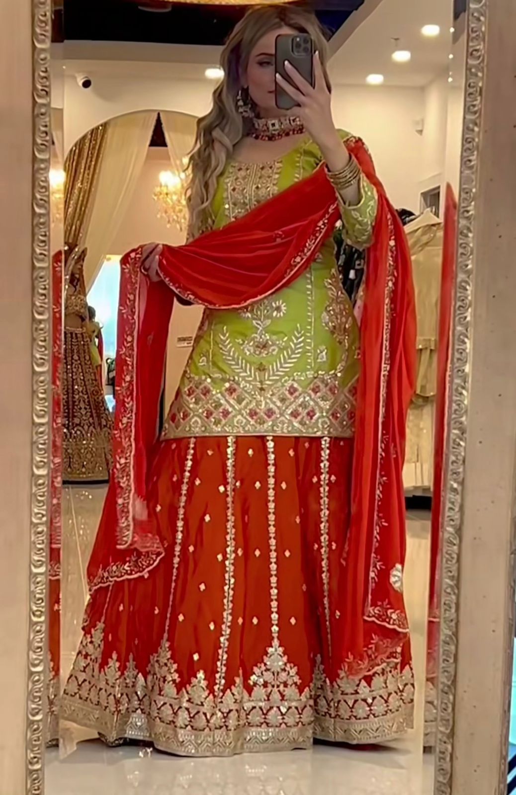 The Avani Festive Chinon Palazzo Set