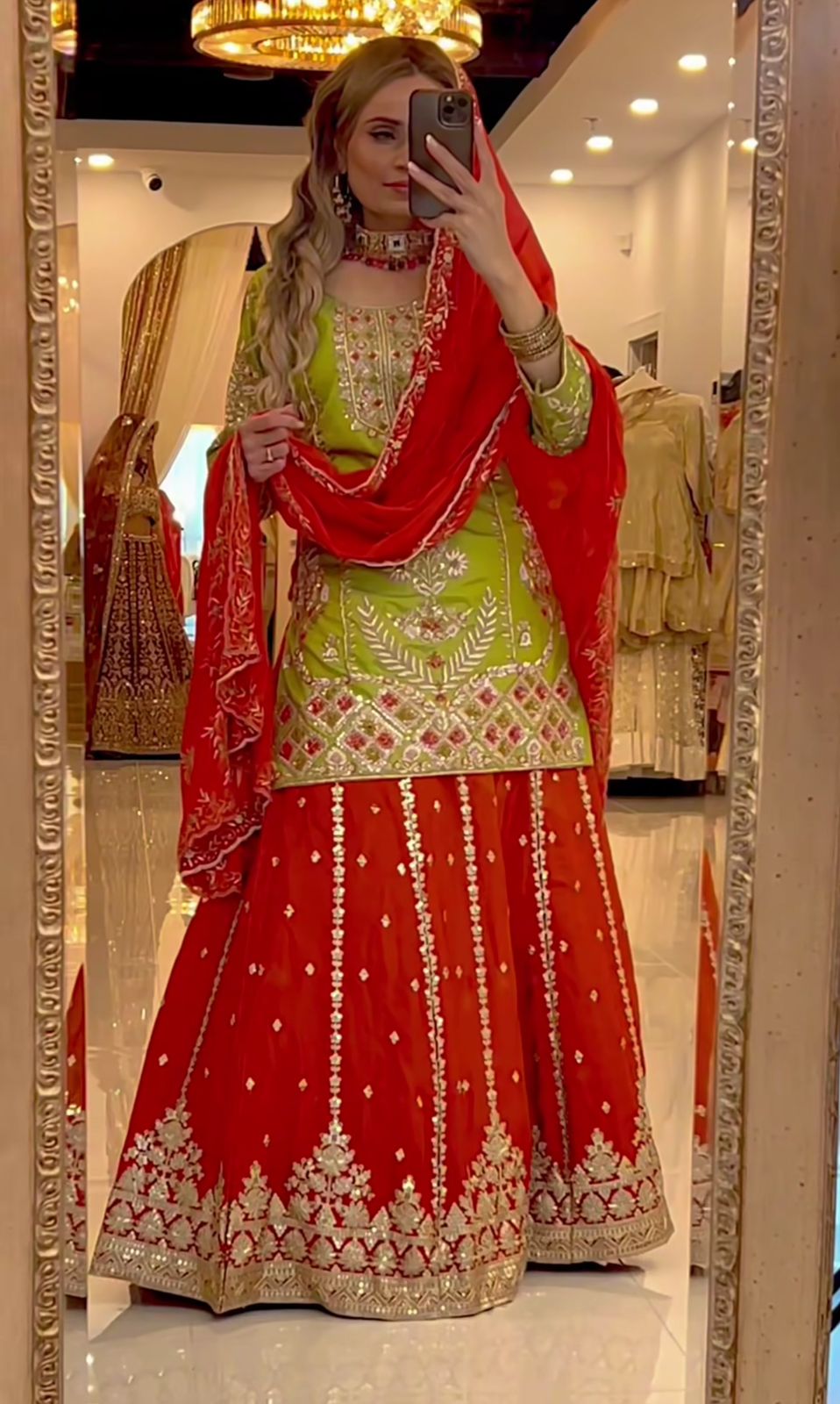 The Avani Festive Chinon Palazzo Set
