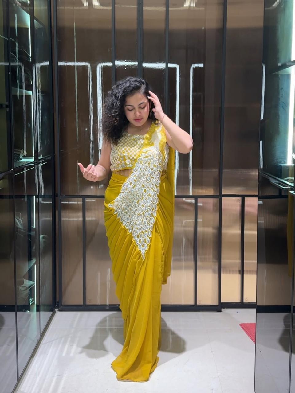 Regal Bloom Saree