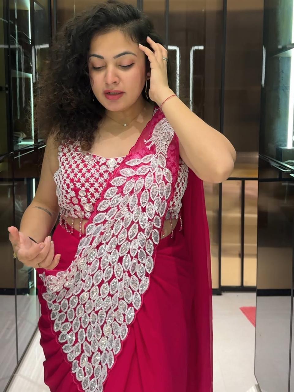 Regal Bloom Saree