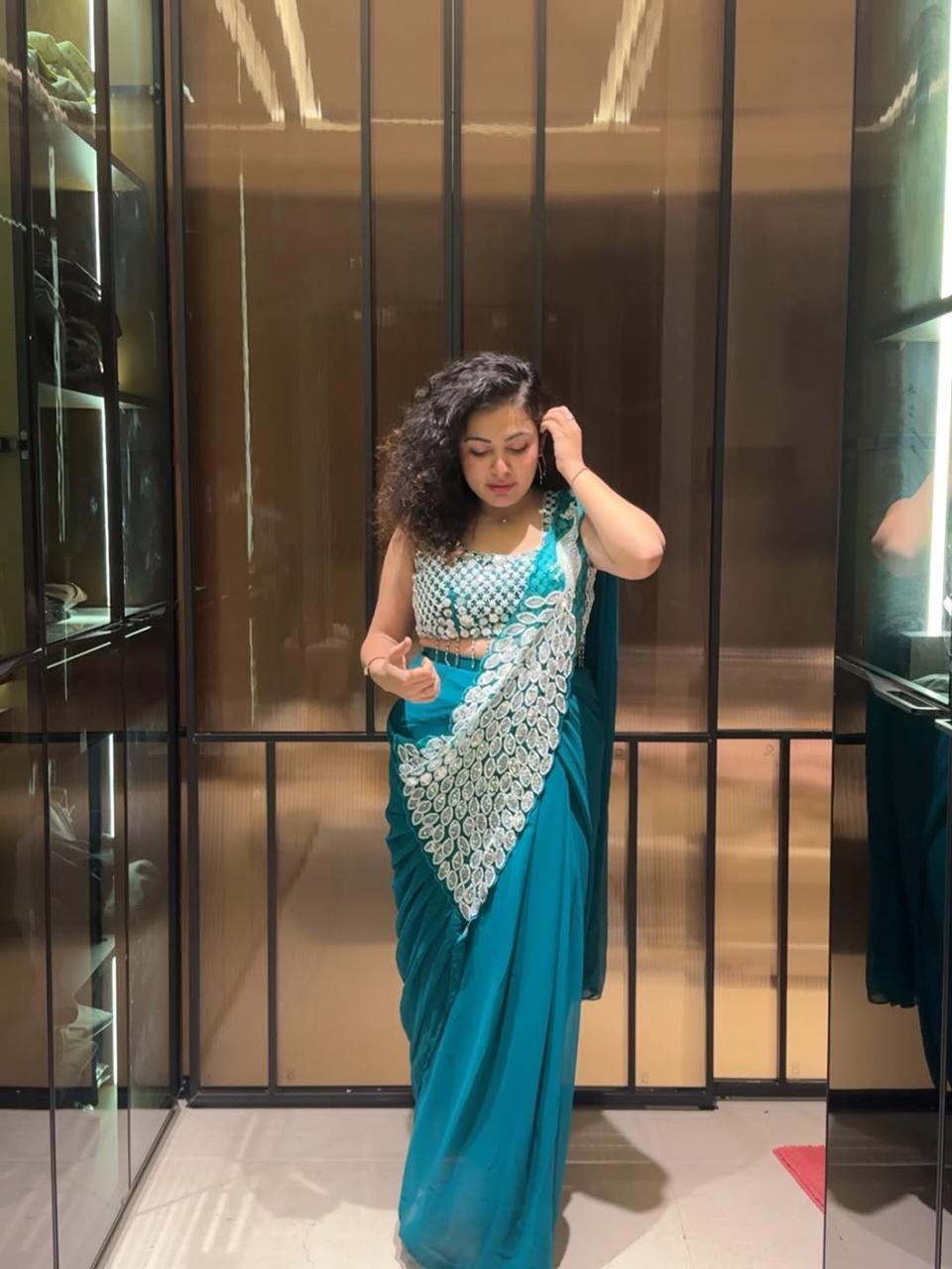 Regal Bloom Saree