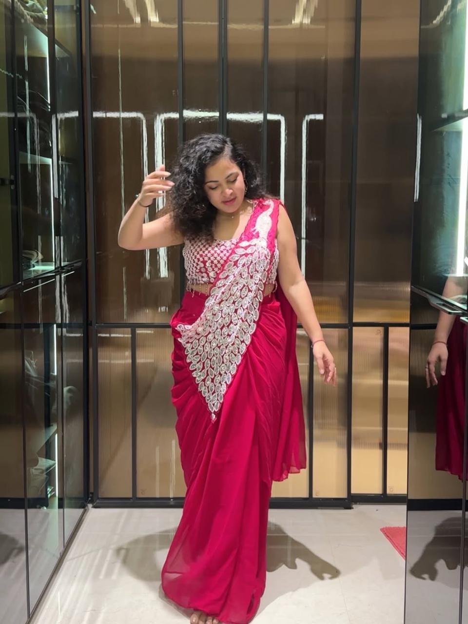 Regal Bloom Saree