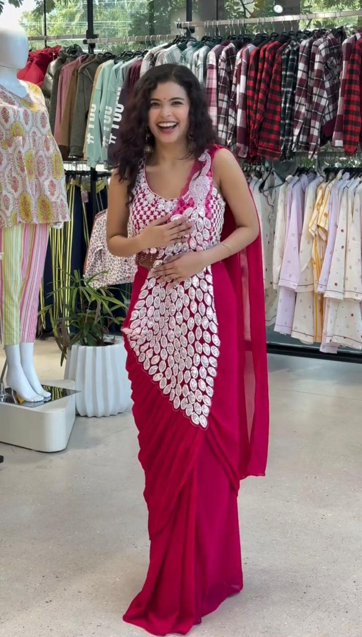 Regal Bloom Saree