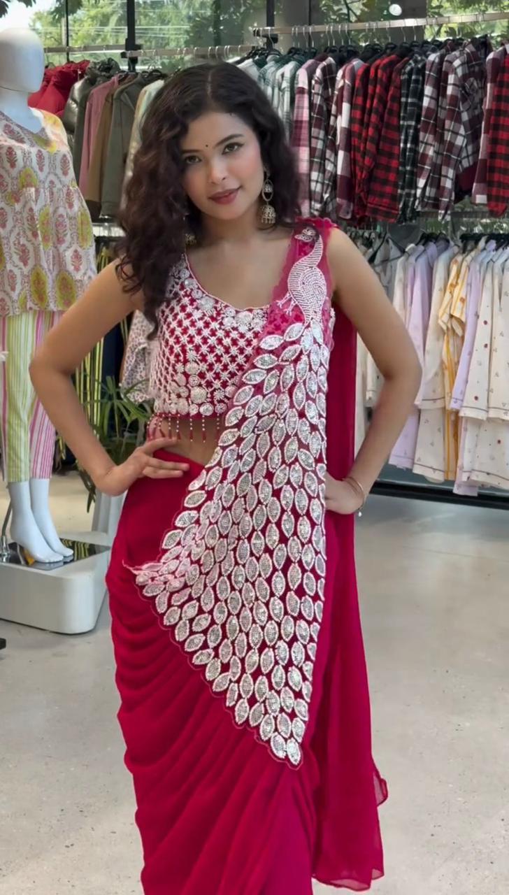Regal Bloom Saree