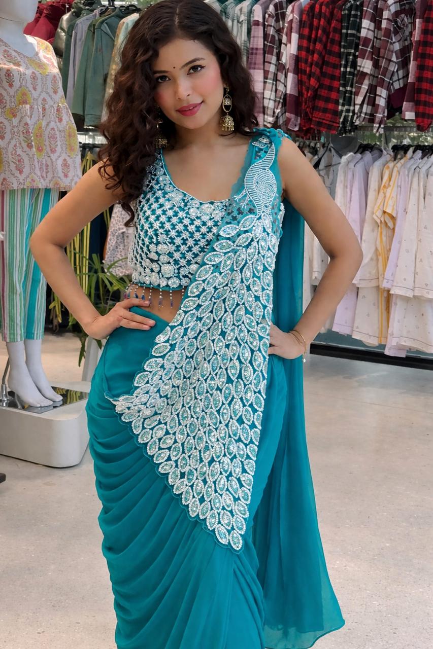 Regal Bloom Saree