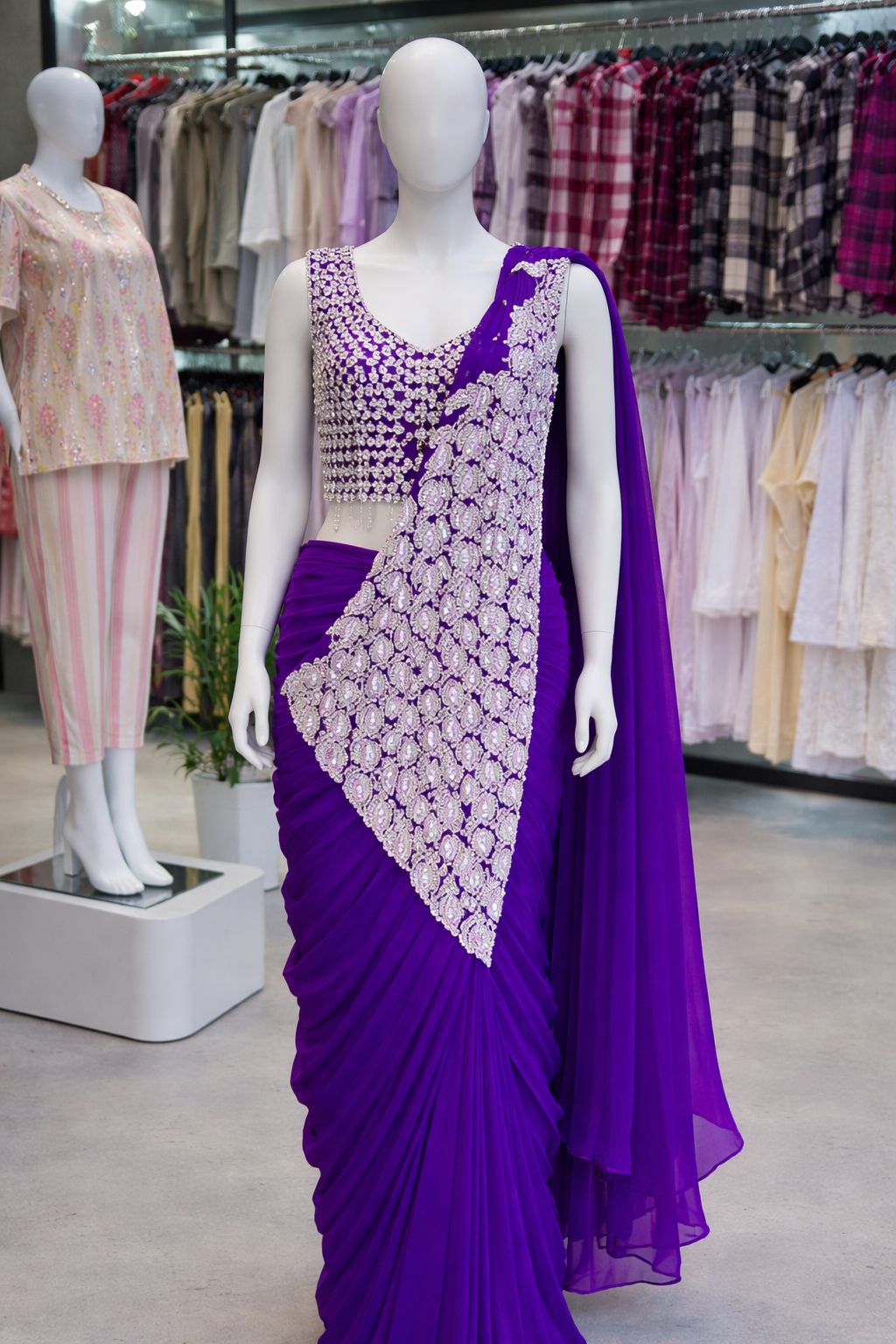 Regal Bloom Saree