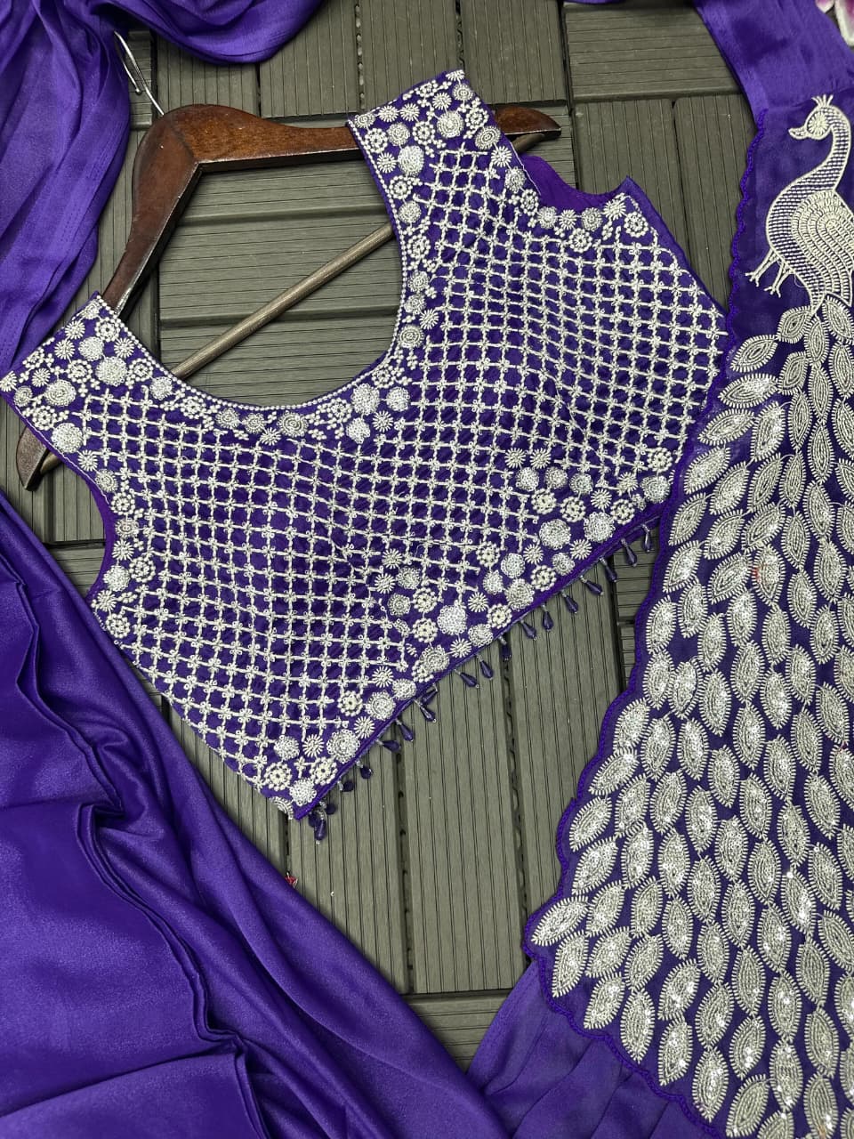 Regal Bloom Saree