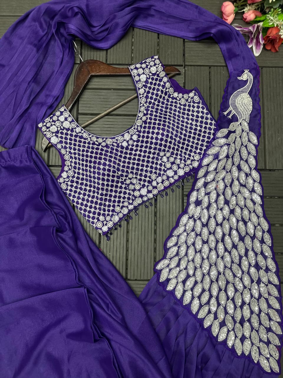 Regal Bloom Saree