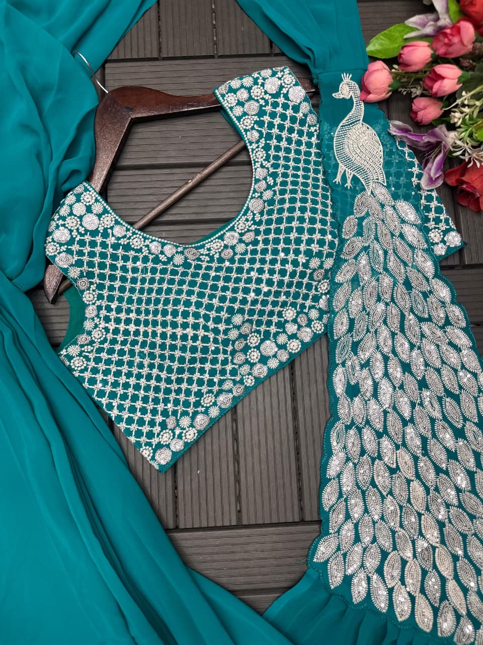 Regal Bloom Saree
