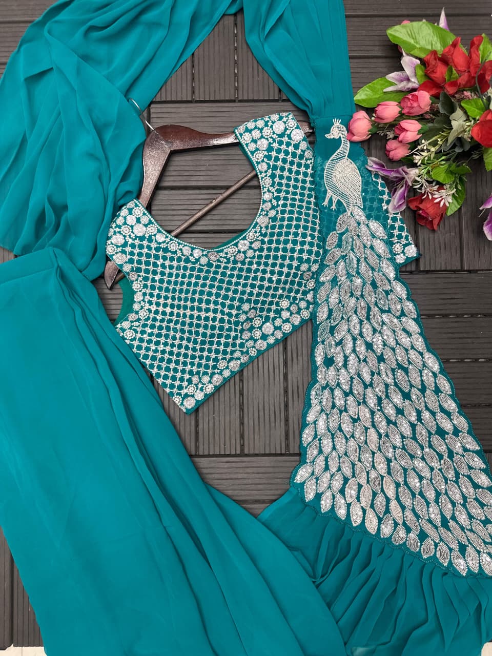 Regal Bloom Saree