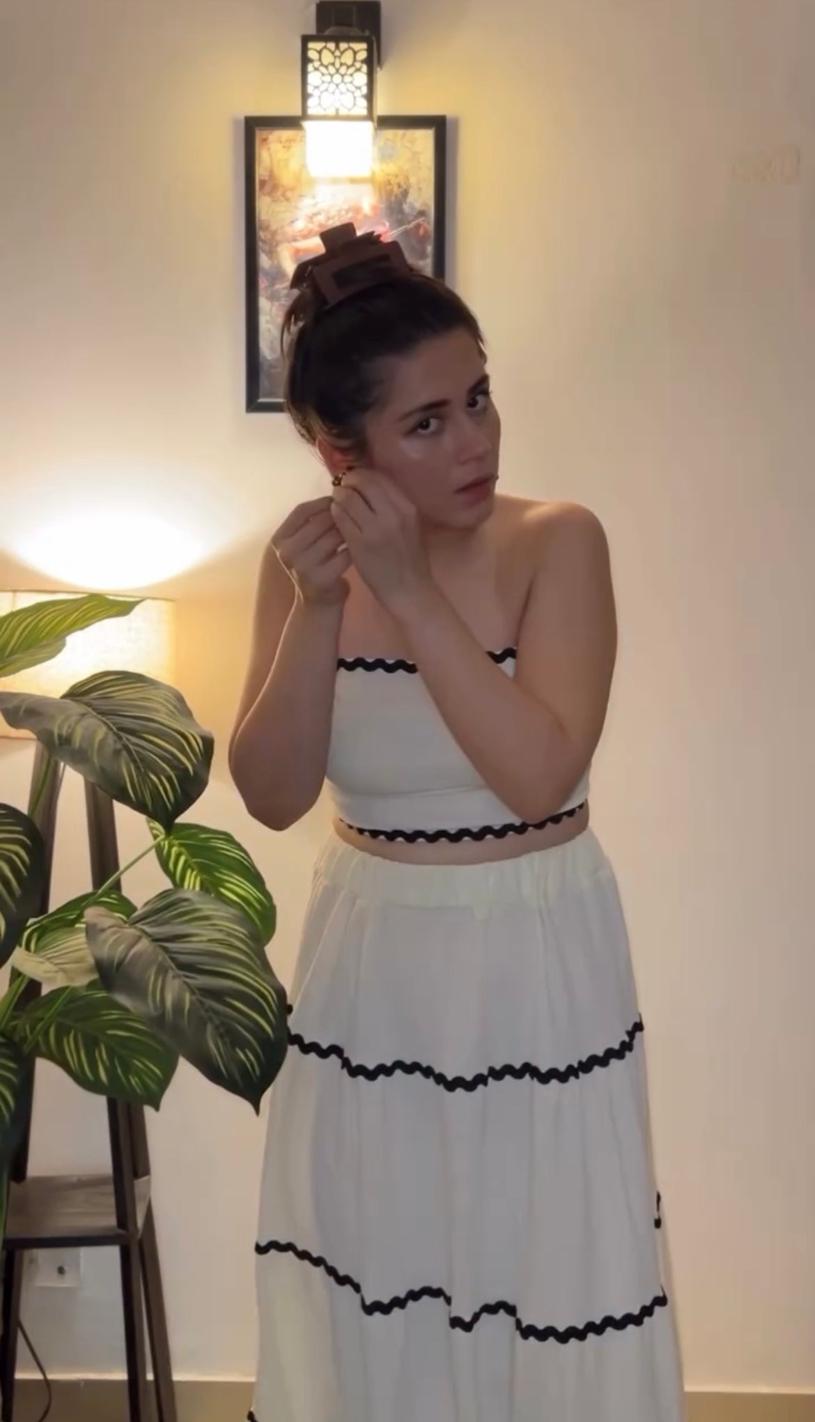 White Tube Top & Maxi Skirt Co-ord Set