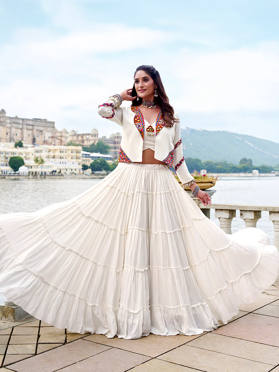 Mirror Work Ghagra Choli Set