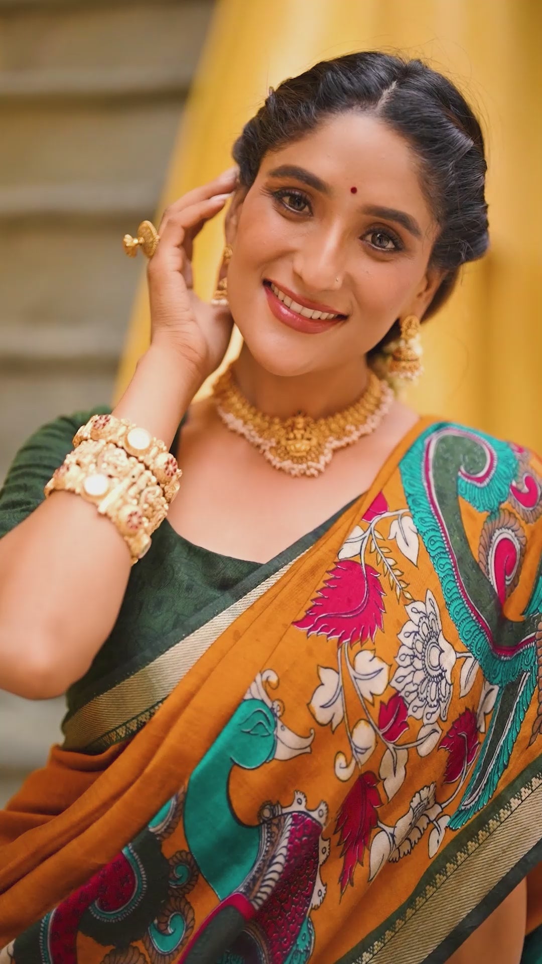 Kalamkari Royale Saree