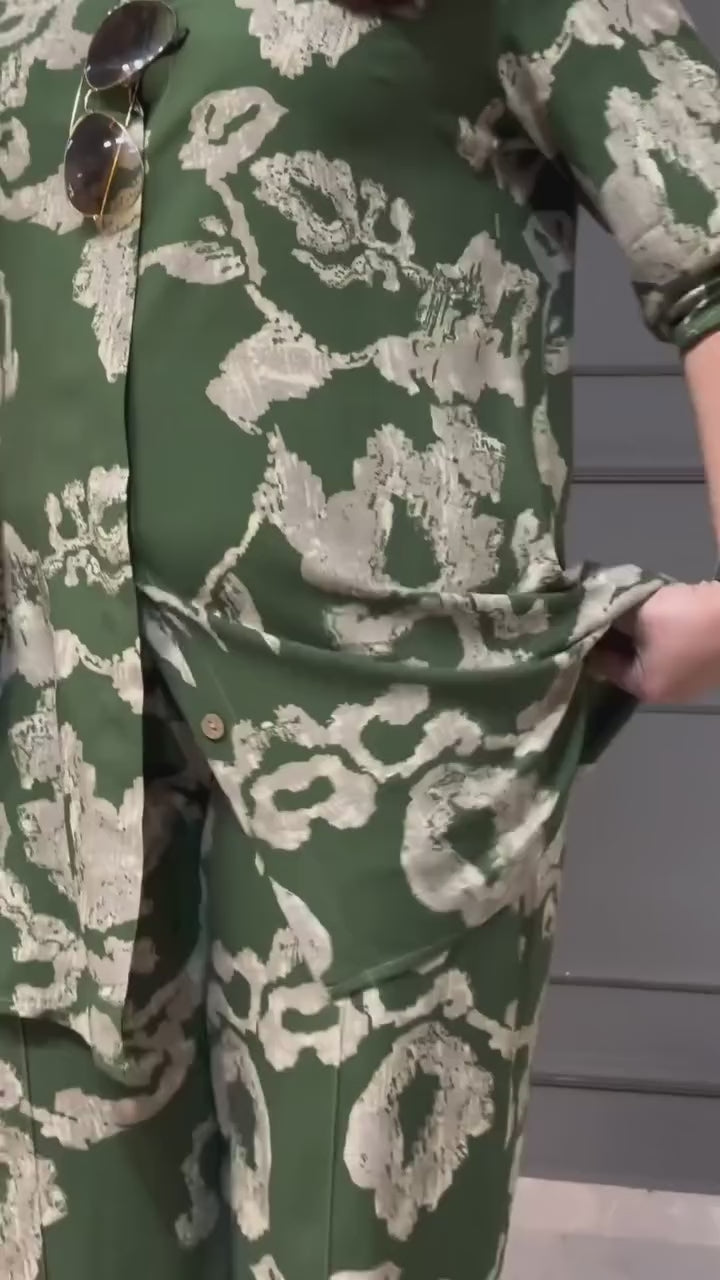 Olive Green Co-ord Set