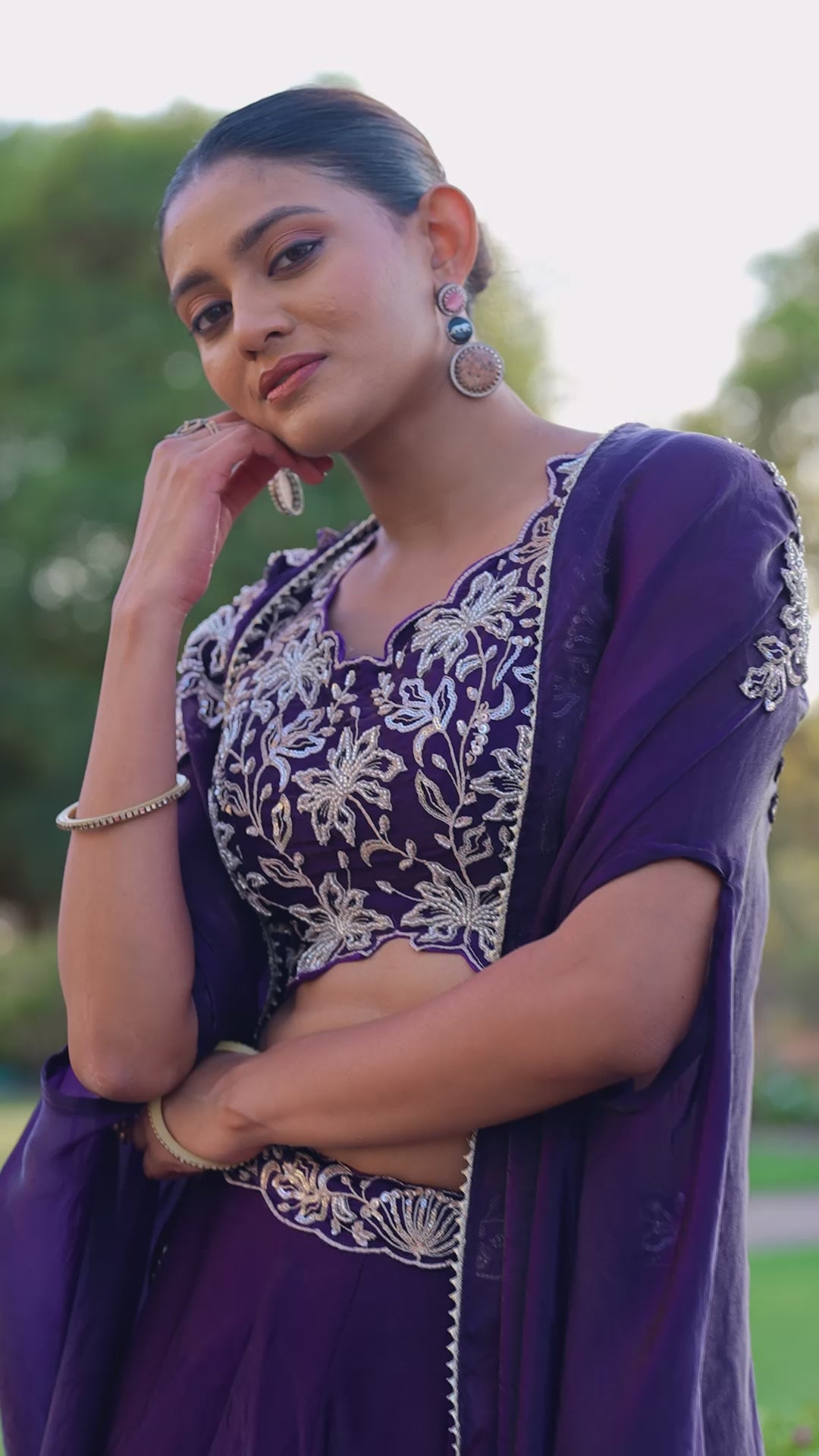 Cape Style Lehenga