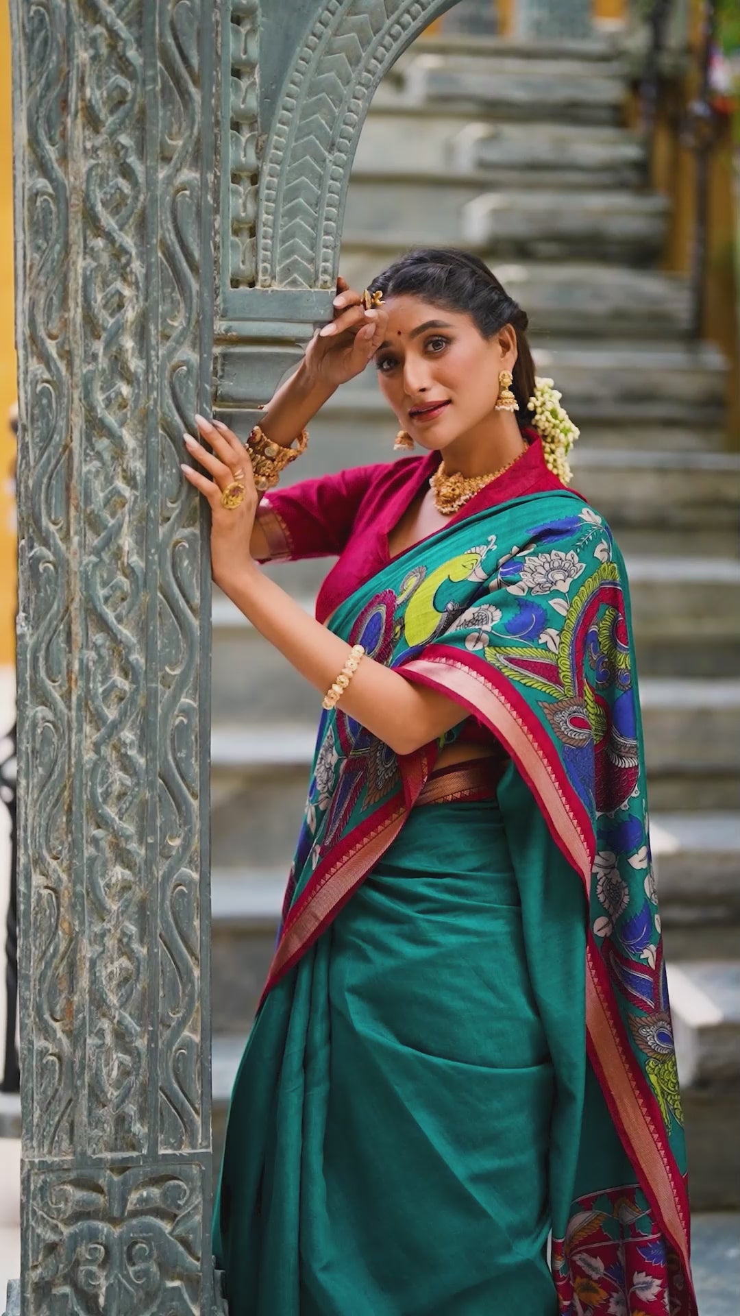 Kalamkari Royale Saree