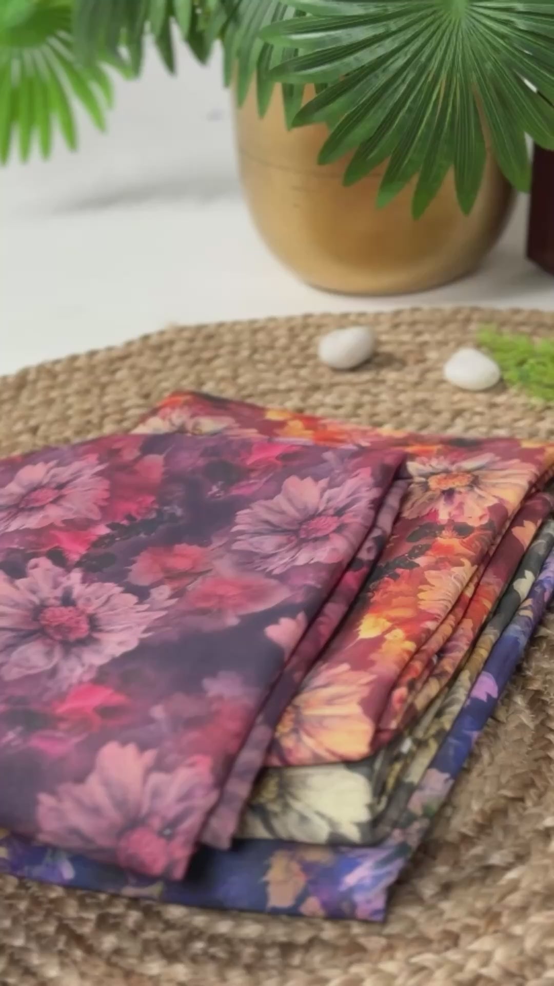 Floral Organza Saree