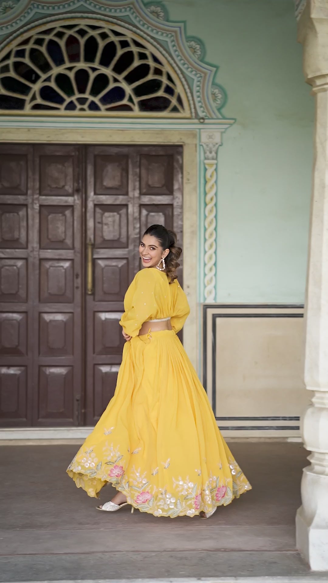 Flaunt Your Flair with Georgette Co-ord Set