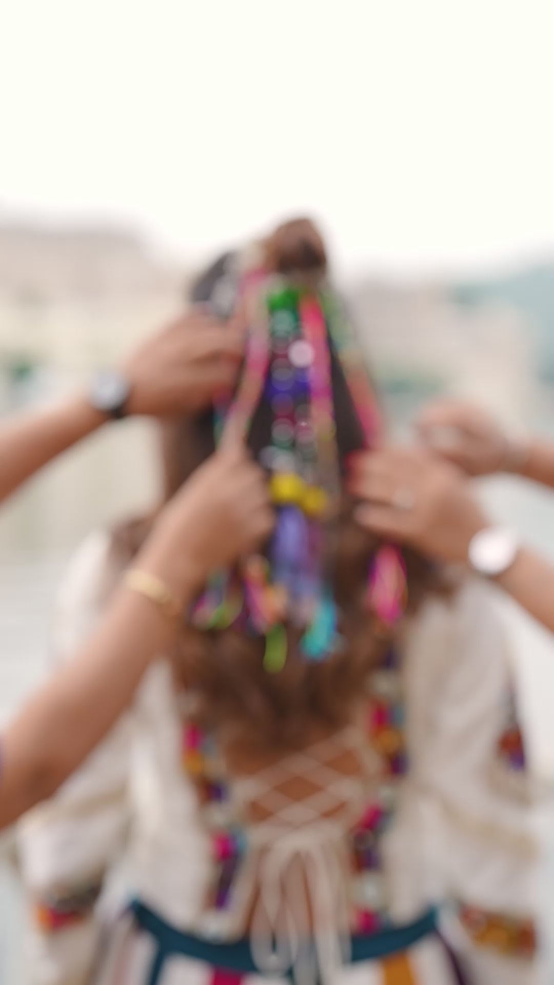 Colorful Embroidered Lehenga Choli