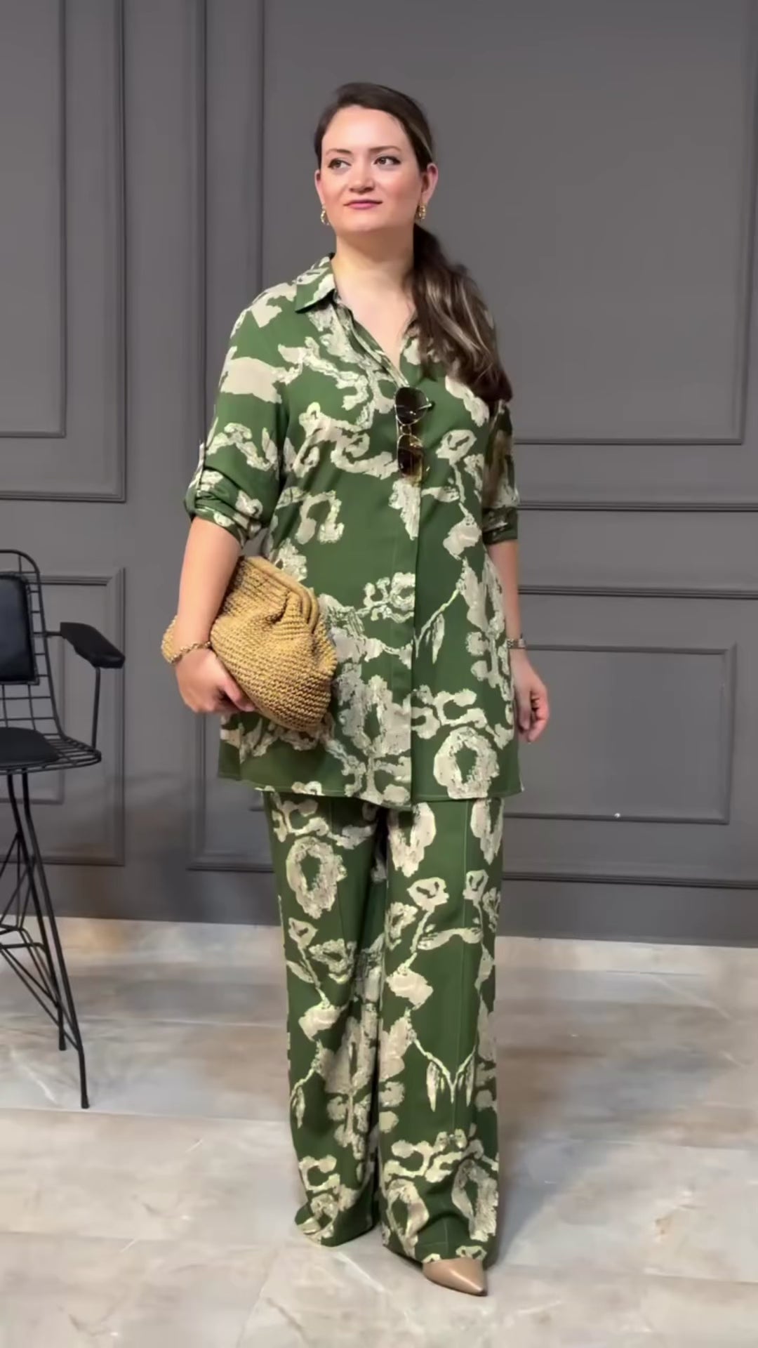 Olive Green Co-ord Set