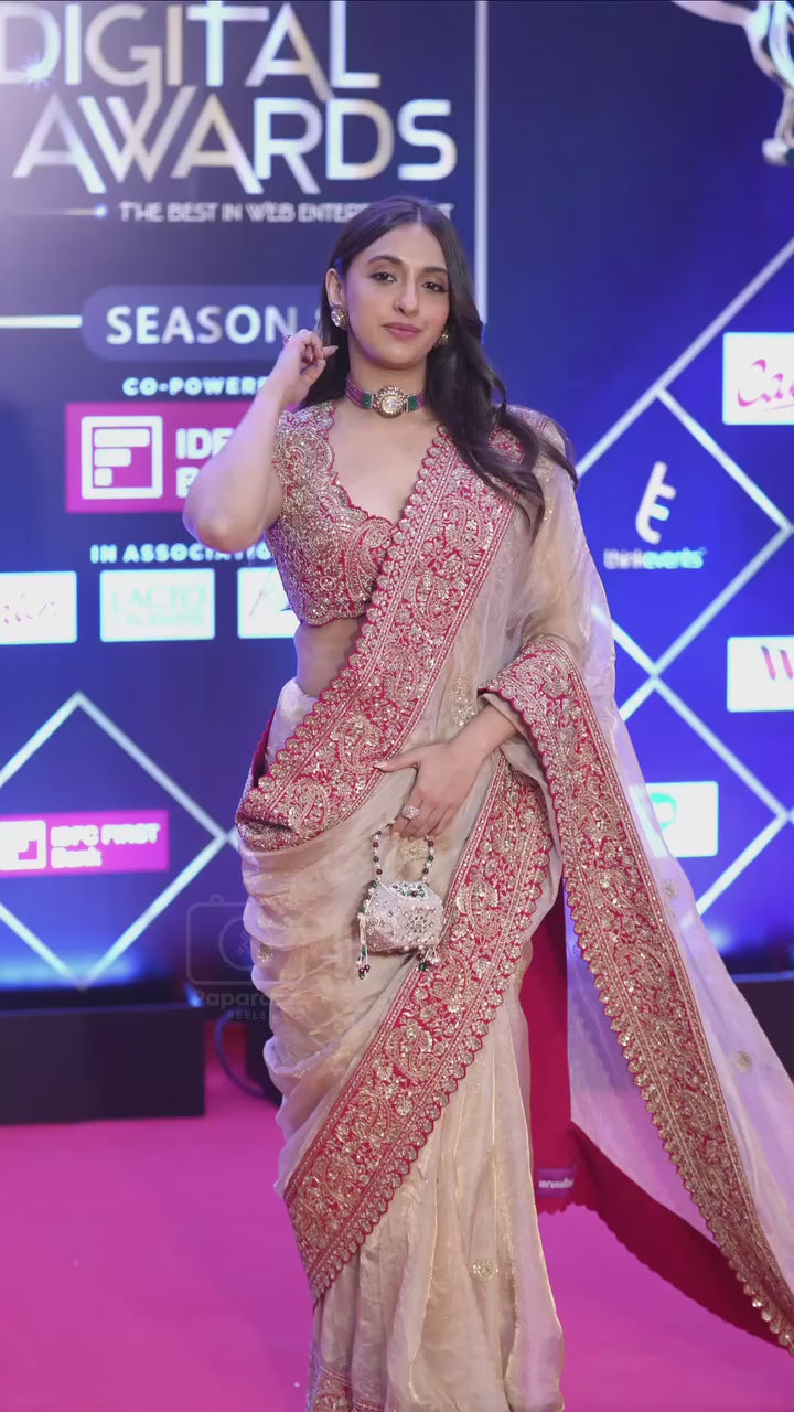 Rosé Royale Organza Saree