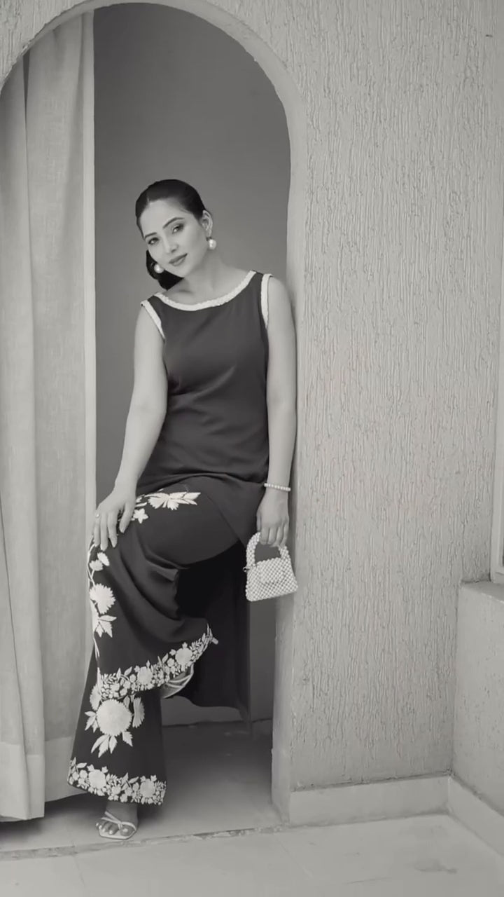 Blue Petal LuxeCo-ord Set