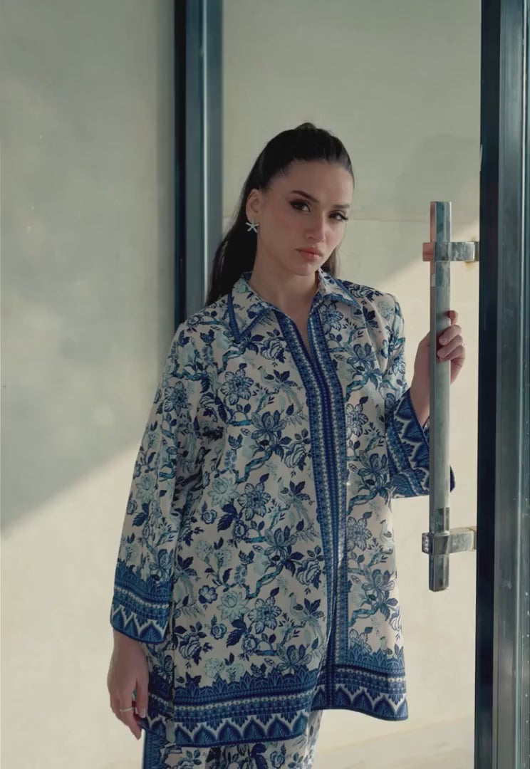 Blue Porcelain Co-ord Set