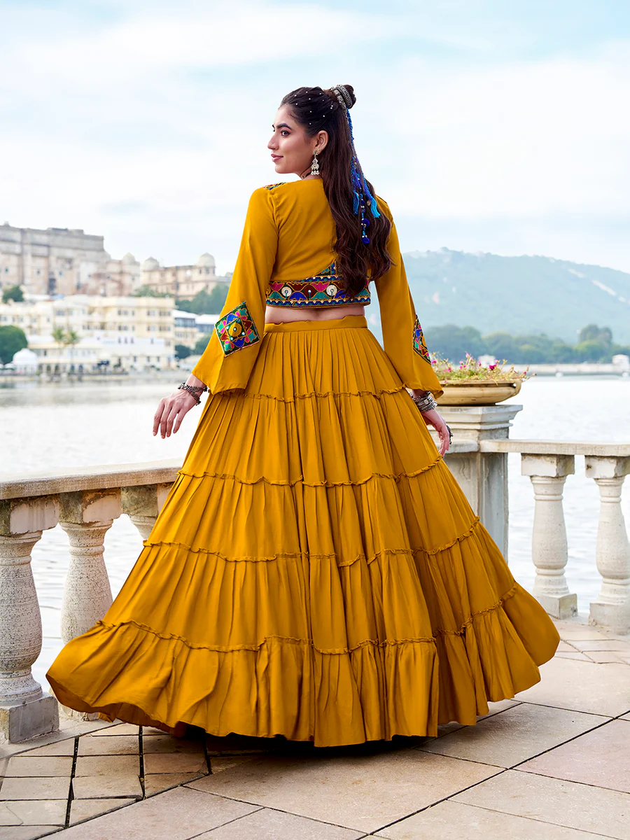 Mirror Work Ghagra Choli Set